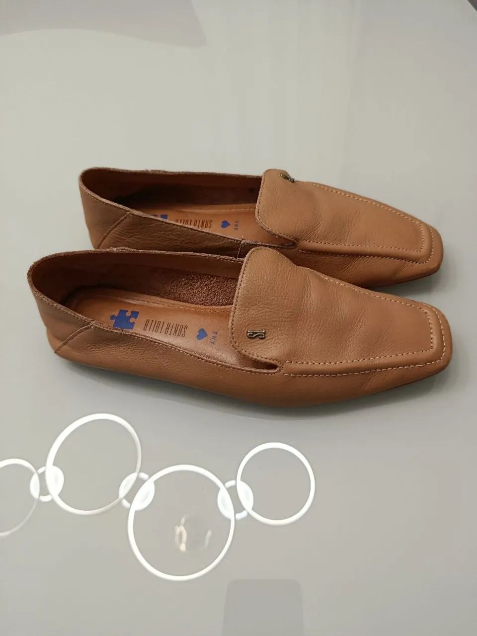 Mocassim em couro