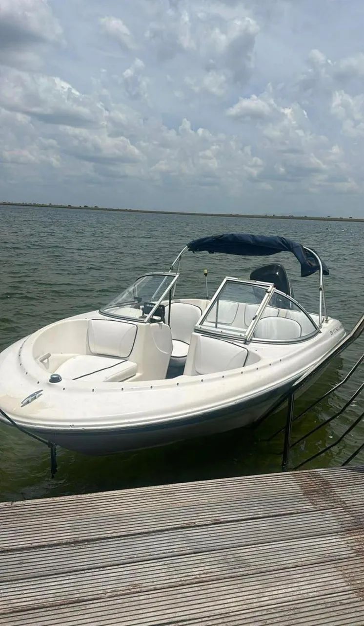Vendo ou troco Lancha com motor mercury 115HP - Foto 2