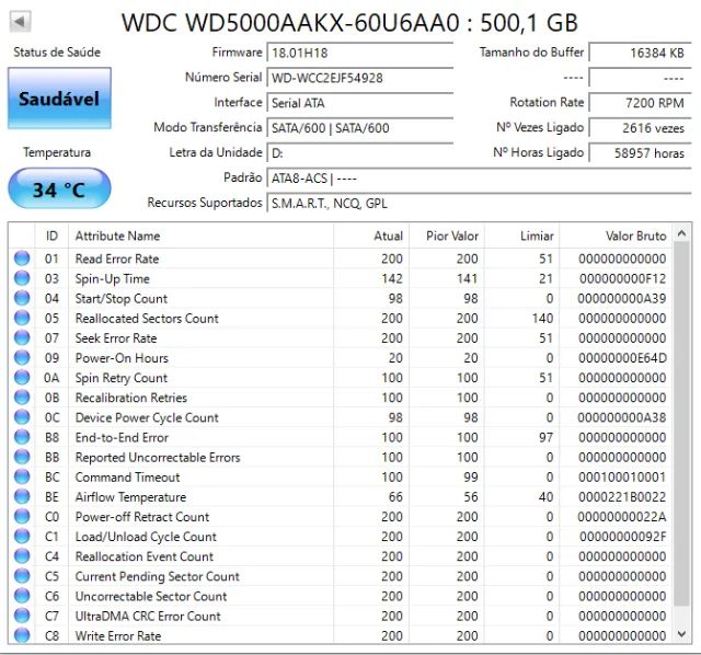 HDD WD Blue 500GB - Foto 3