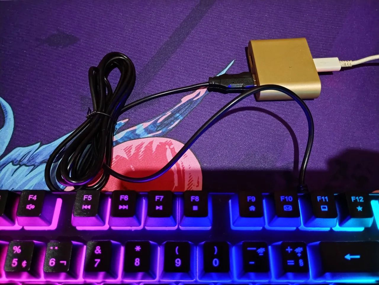 Suporte para conectar teclado e mouse no Smartphone - Dilong