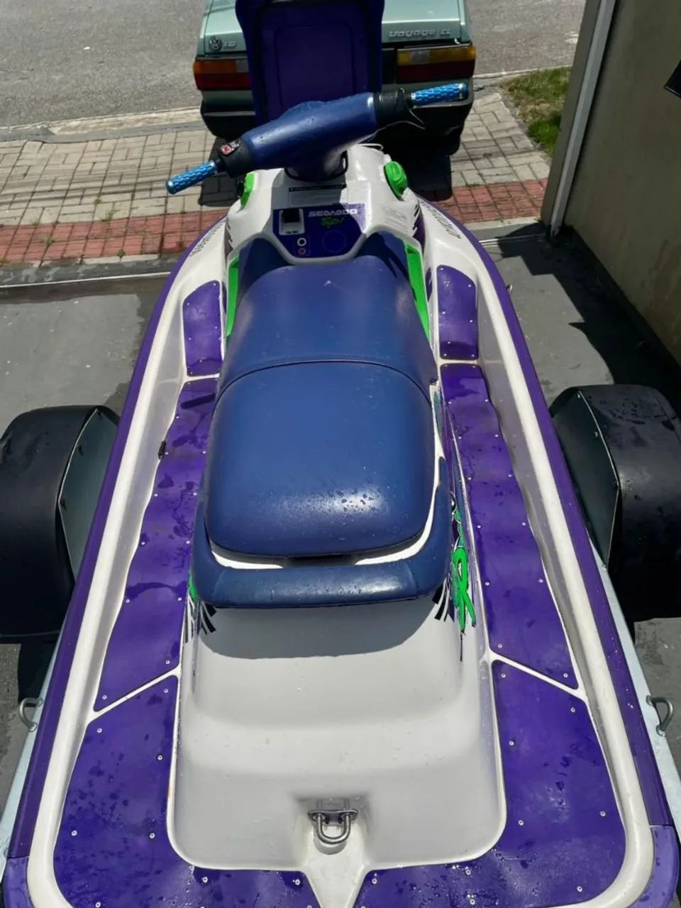 Jet ski seadoo 580 2 tempos  troco por moto  - Foto 5