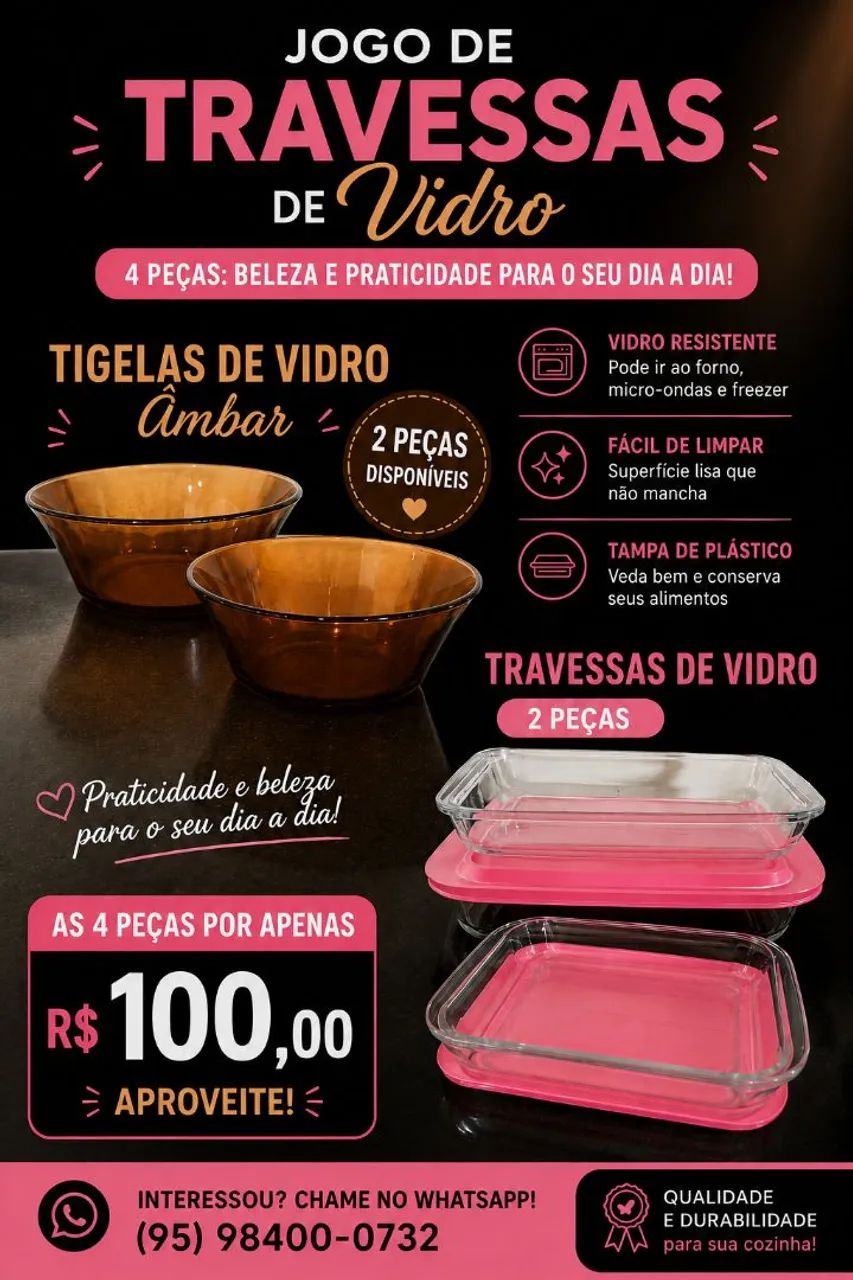 Travessas de Vidro