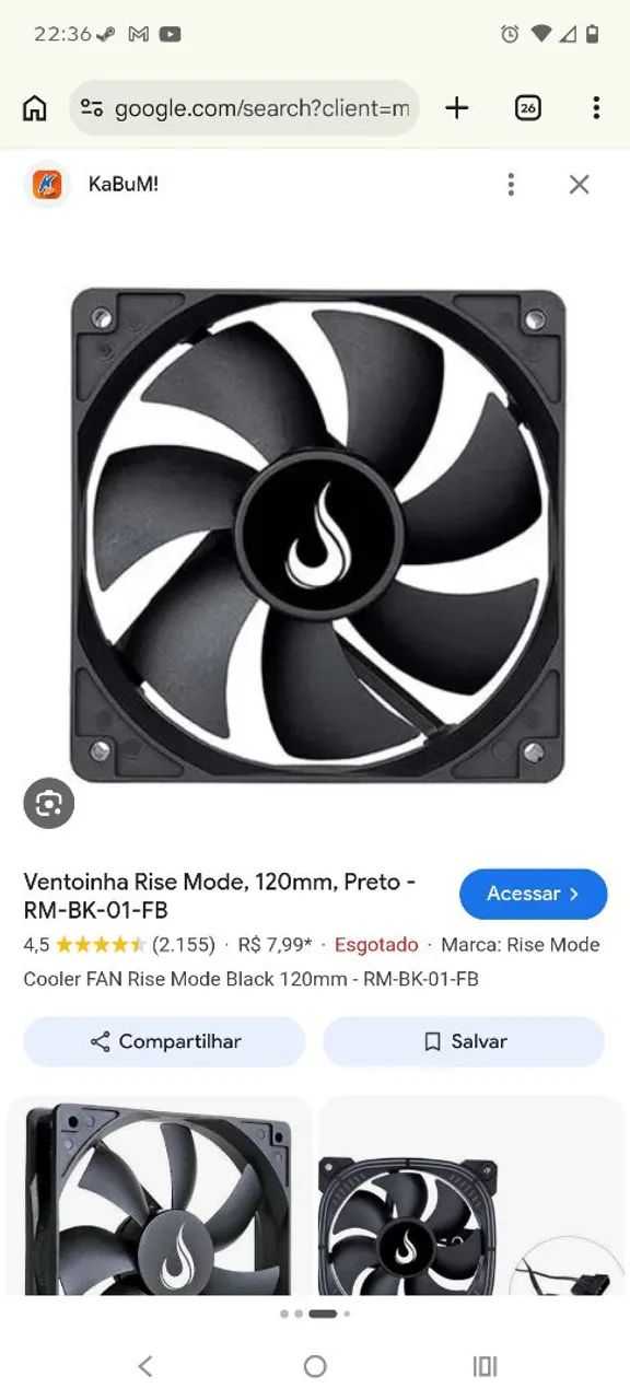 Fans rise mode Black  - Foto 2