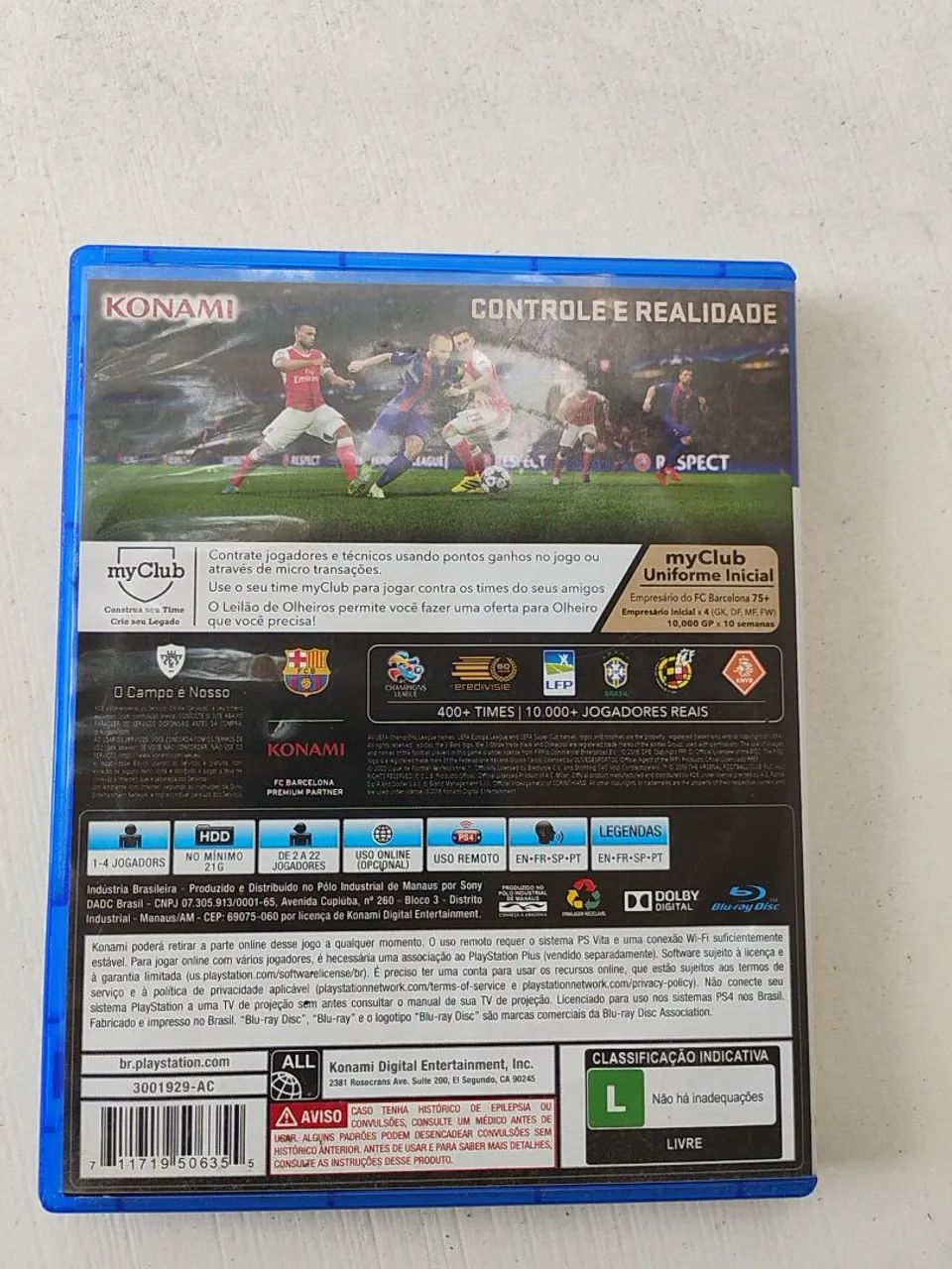 Ps4 Jogo Pes 2017 - Foto 2