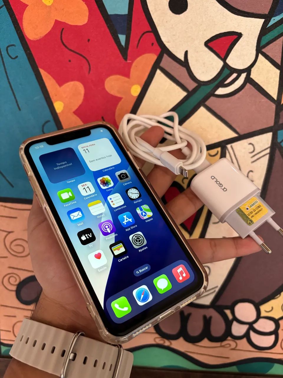 iPhone XR Amarelo 64 GB - Foto 5