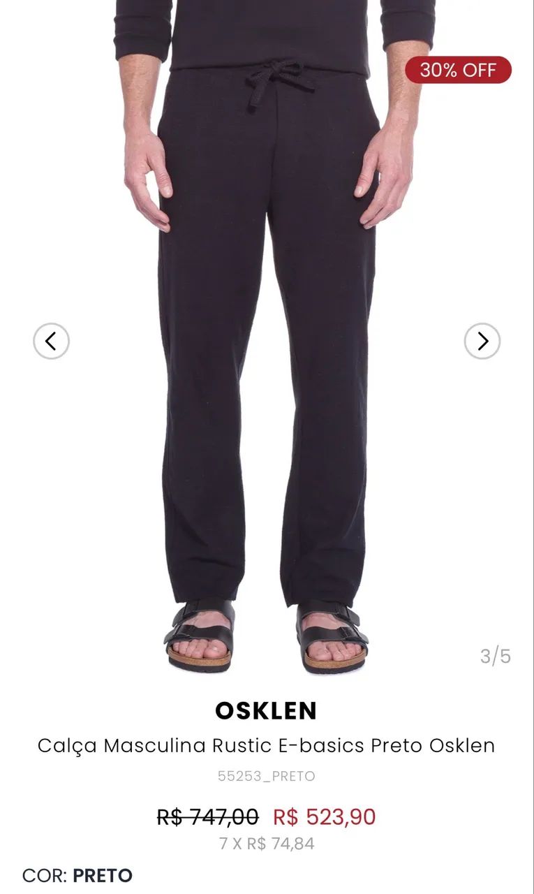 Calça Osklen  - Foto 3