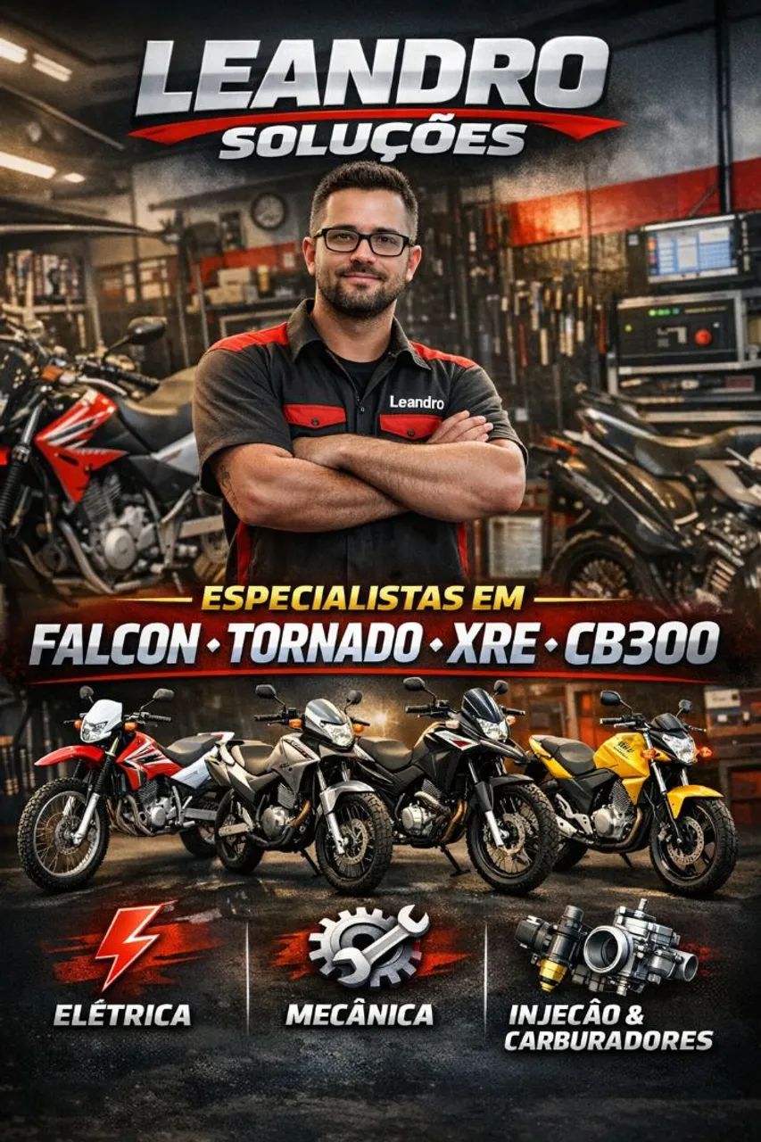 Mecânico  particular atendo a domicílio também,falcon ,tornado, cb300,xre 300