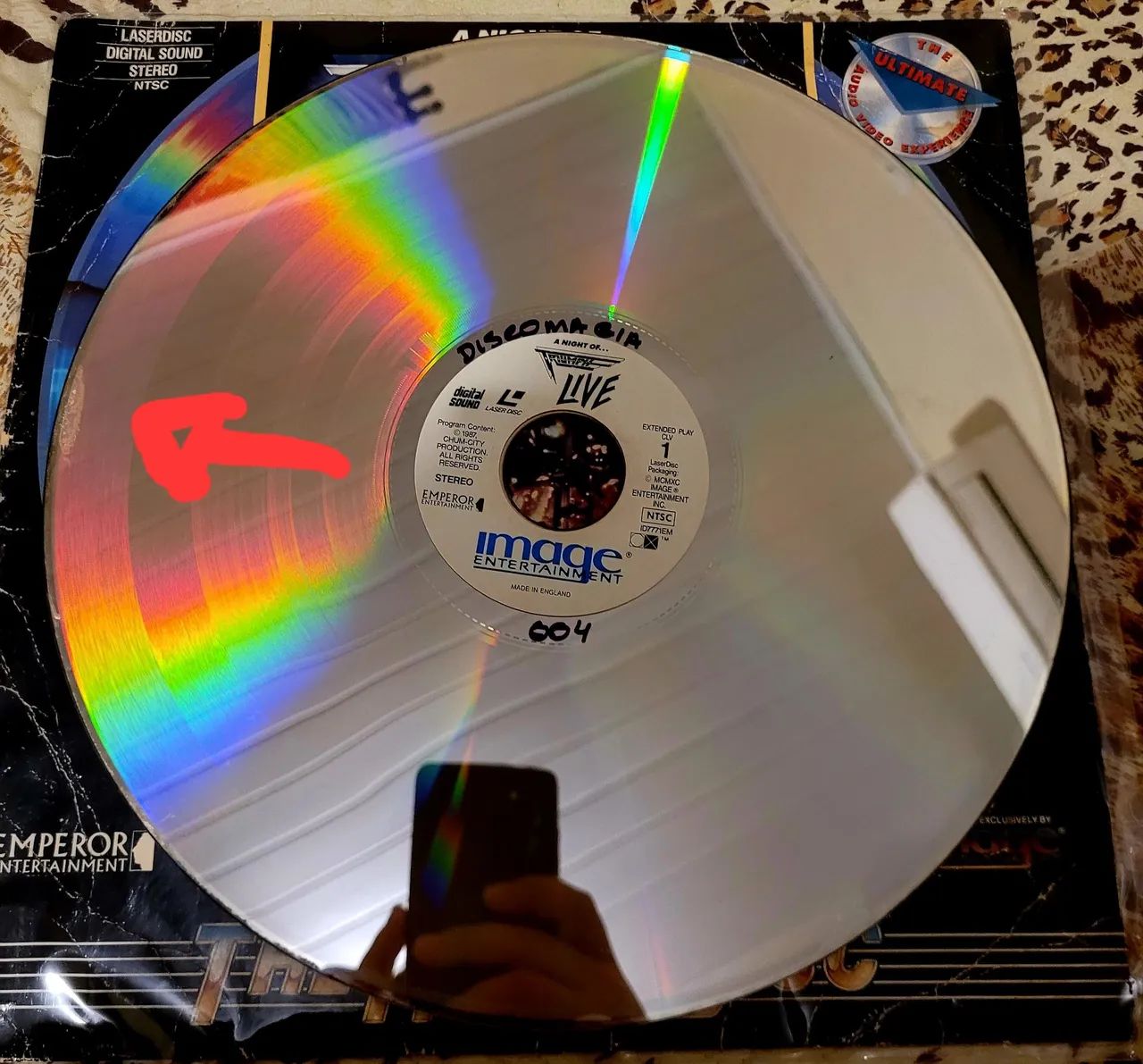 Laserdisc Raríssimo Trumph Night Of Live - Laser Disc - CDs, DVDs