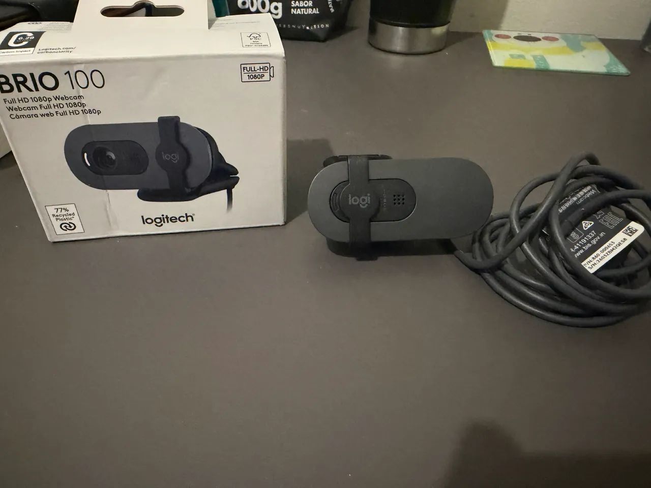 Webcam Logitech Brio 100. Full HD 1080p - Foto 4