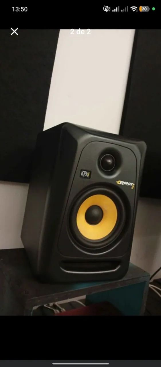 Monitores de áudio krk rokit 5 par  - Foto 2