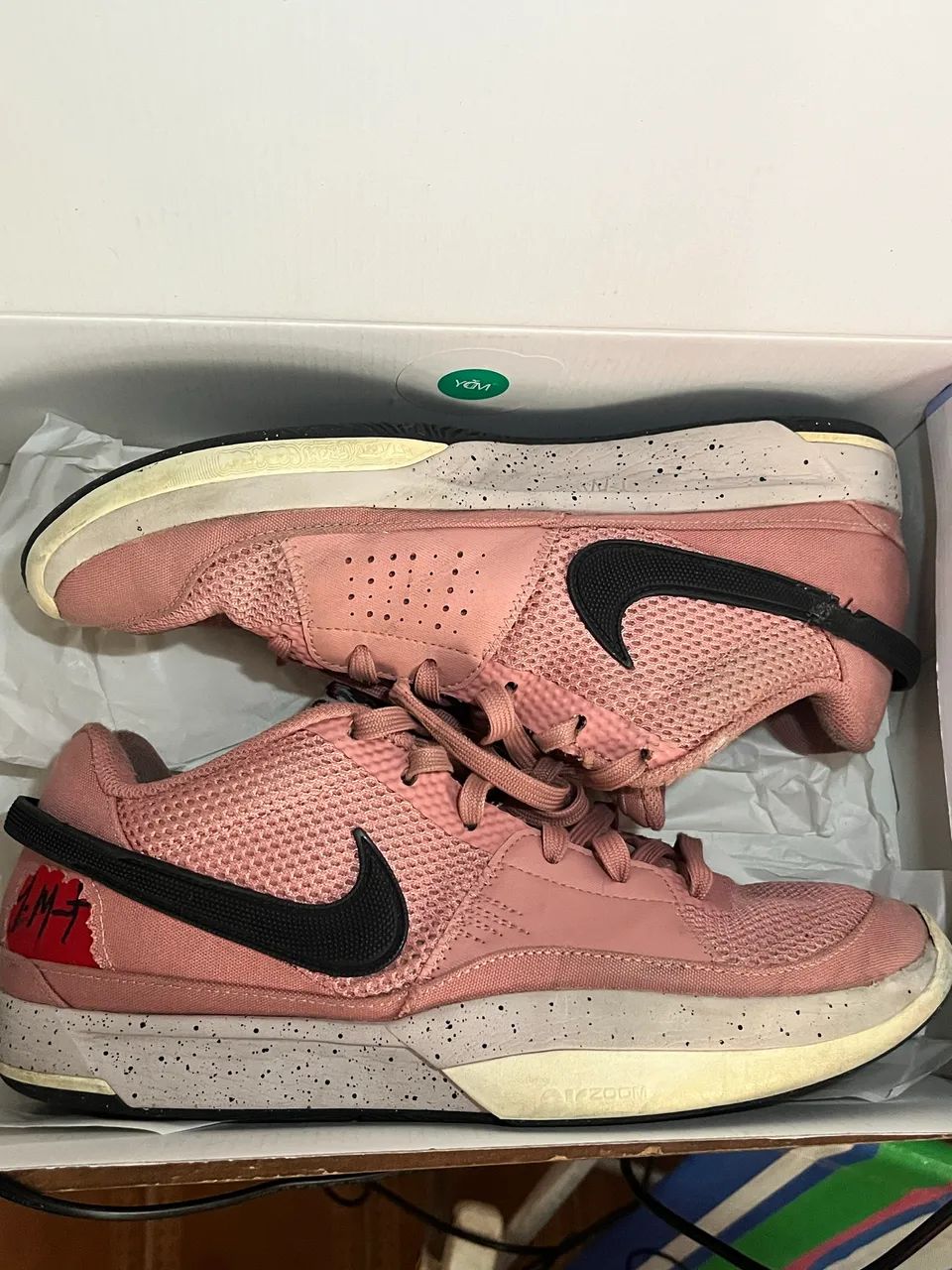 NIKE JA MORANT 1 RED STARDUST - Calçados - Parque Jóquei Club