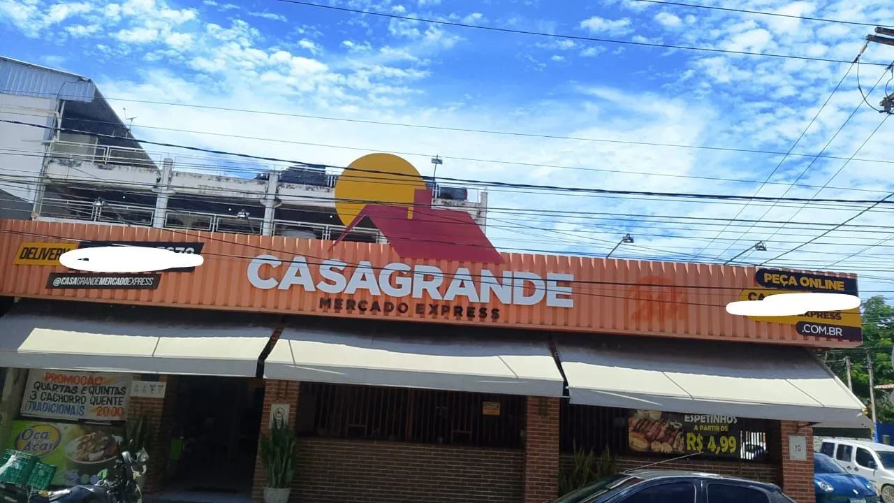 Vendo 5 módulos de toldos com ferragem inclusa 