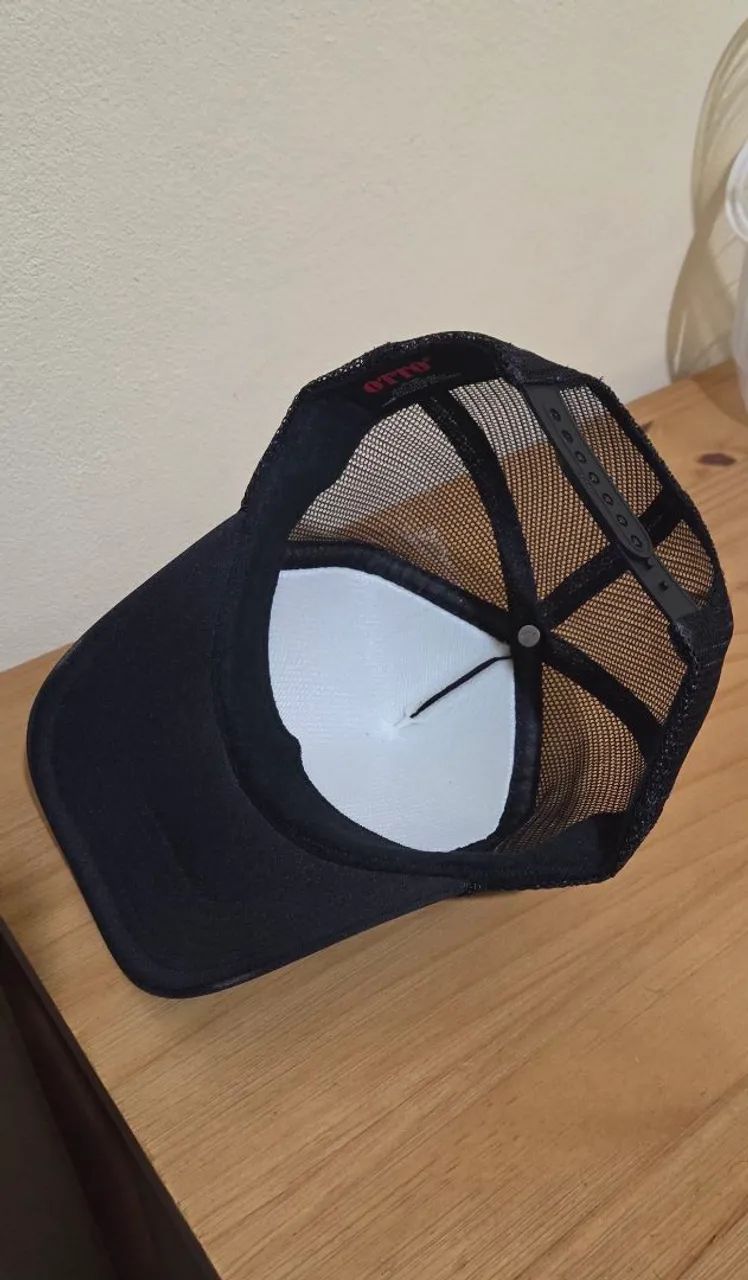 boné trucker otto preto zerado - Foto 3