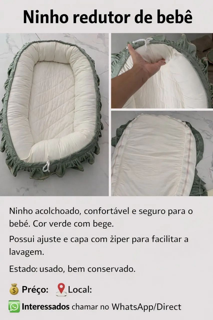 Ninho redutor para bebê  - Foto 4