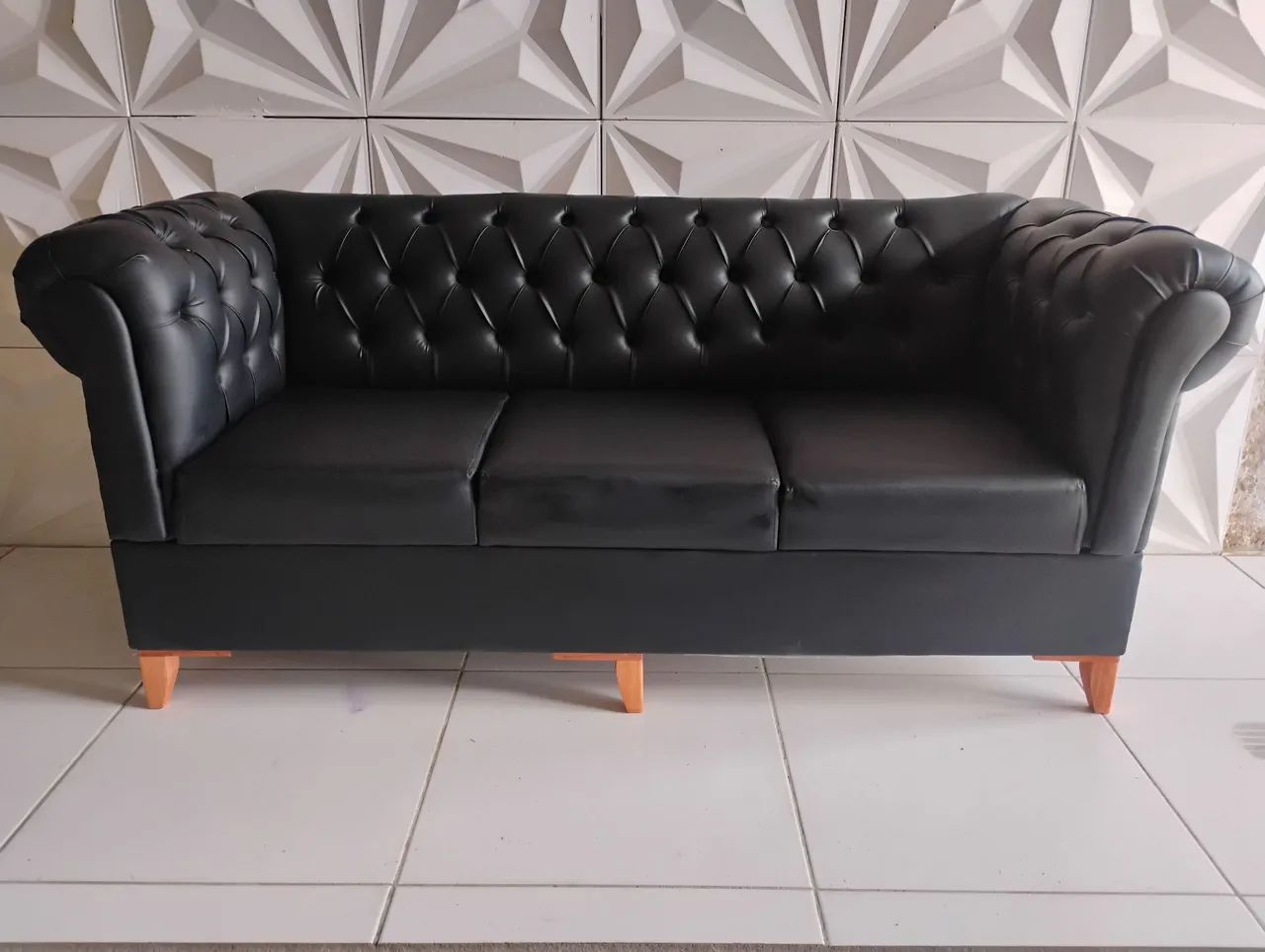 Chesterfield de 3 lugares 