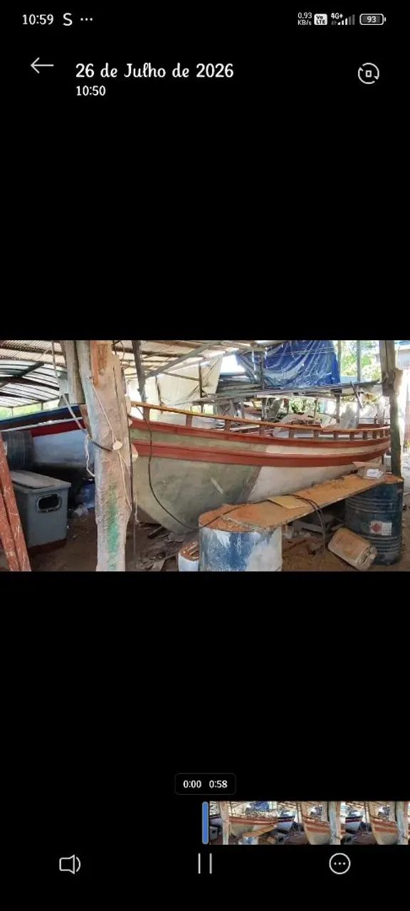 Barco de fibra 