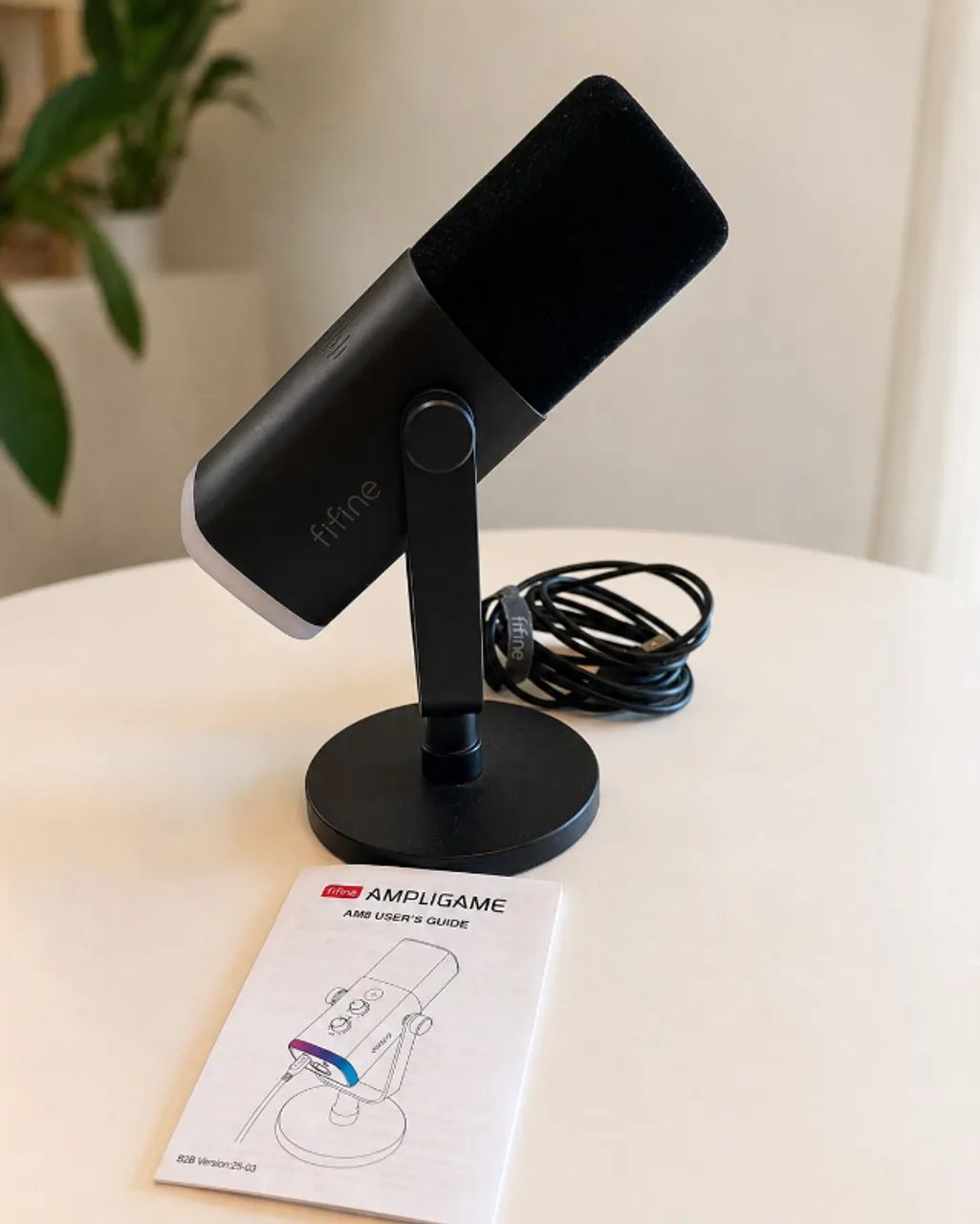 Microfone FIFINE AM8 Dinâmico USB/XLR com Caixa - Foto 2