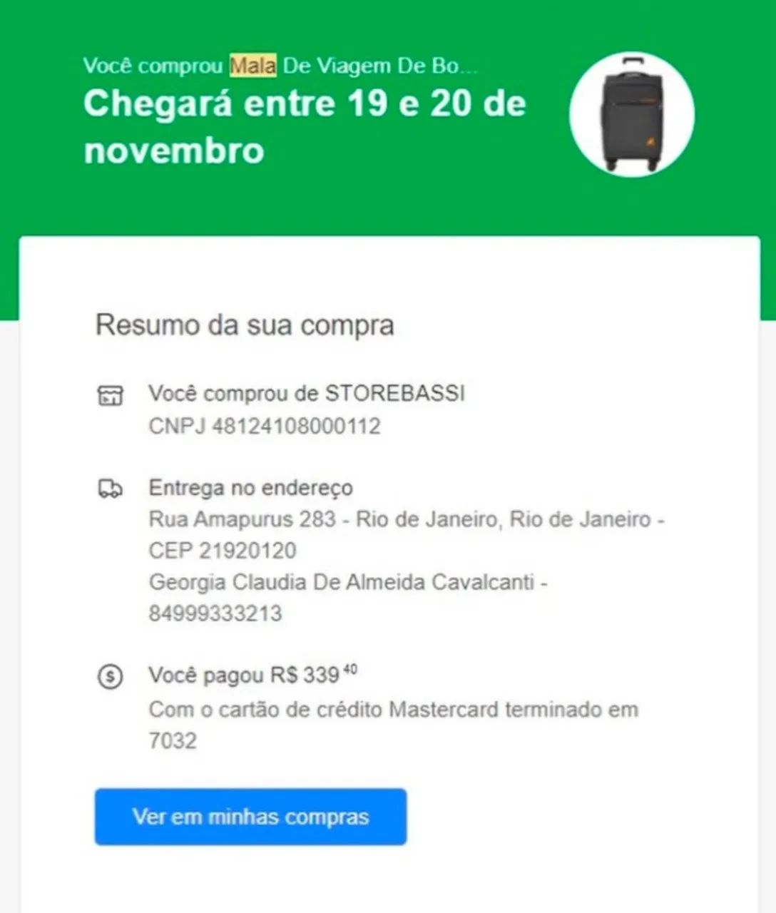 Mala de bordo, 10kg. Usada apenas 1x. - Foto 4