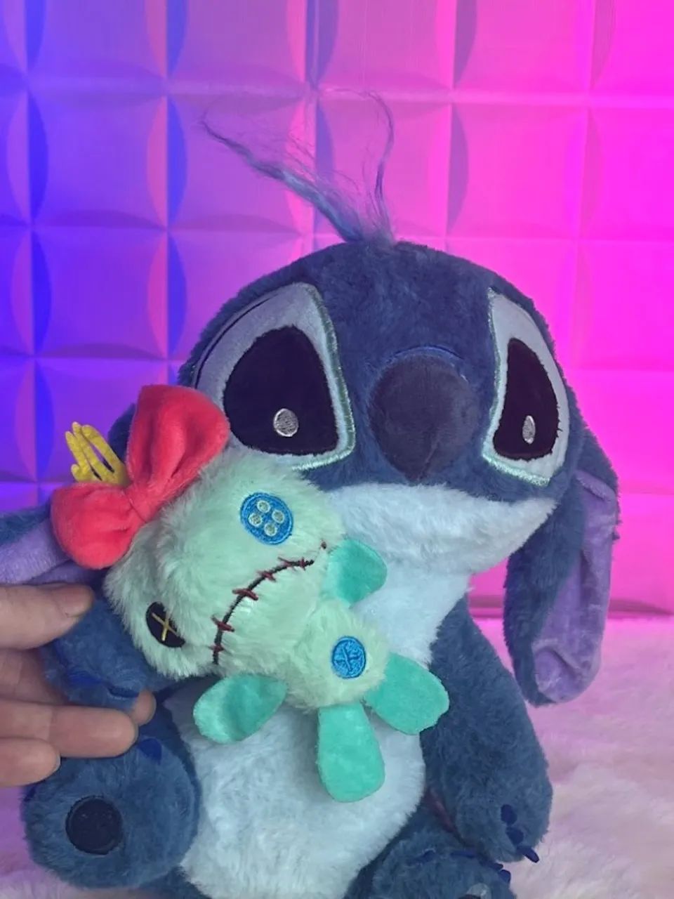 Pelúcia Stitch com Xepa - 26cm - Foto 2