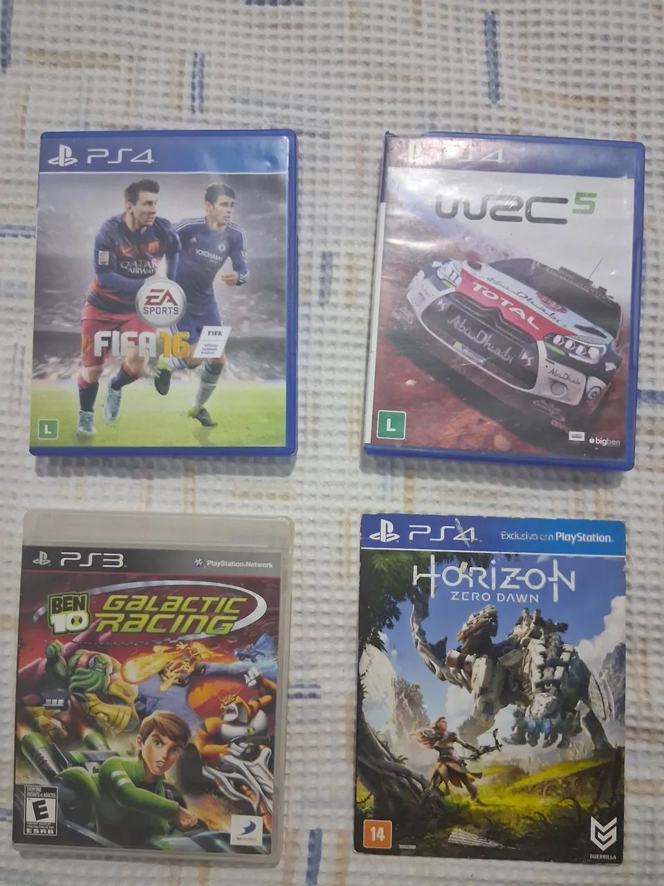 Jogos de PS4 e PS3