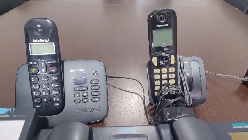 Kits de 12 telefones fixos e sem fio - Foto 3