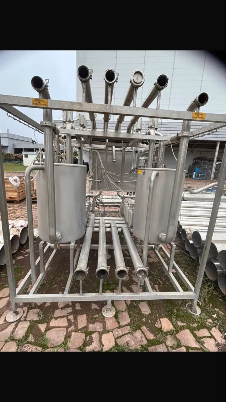 Sistema de Limpeza Cip em Aço Inox Tetra Pak com Manifold Alfa Laval - Foto 3