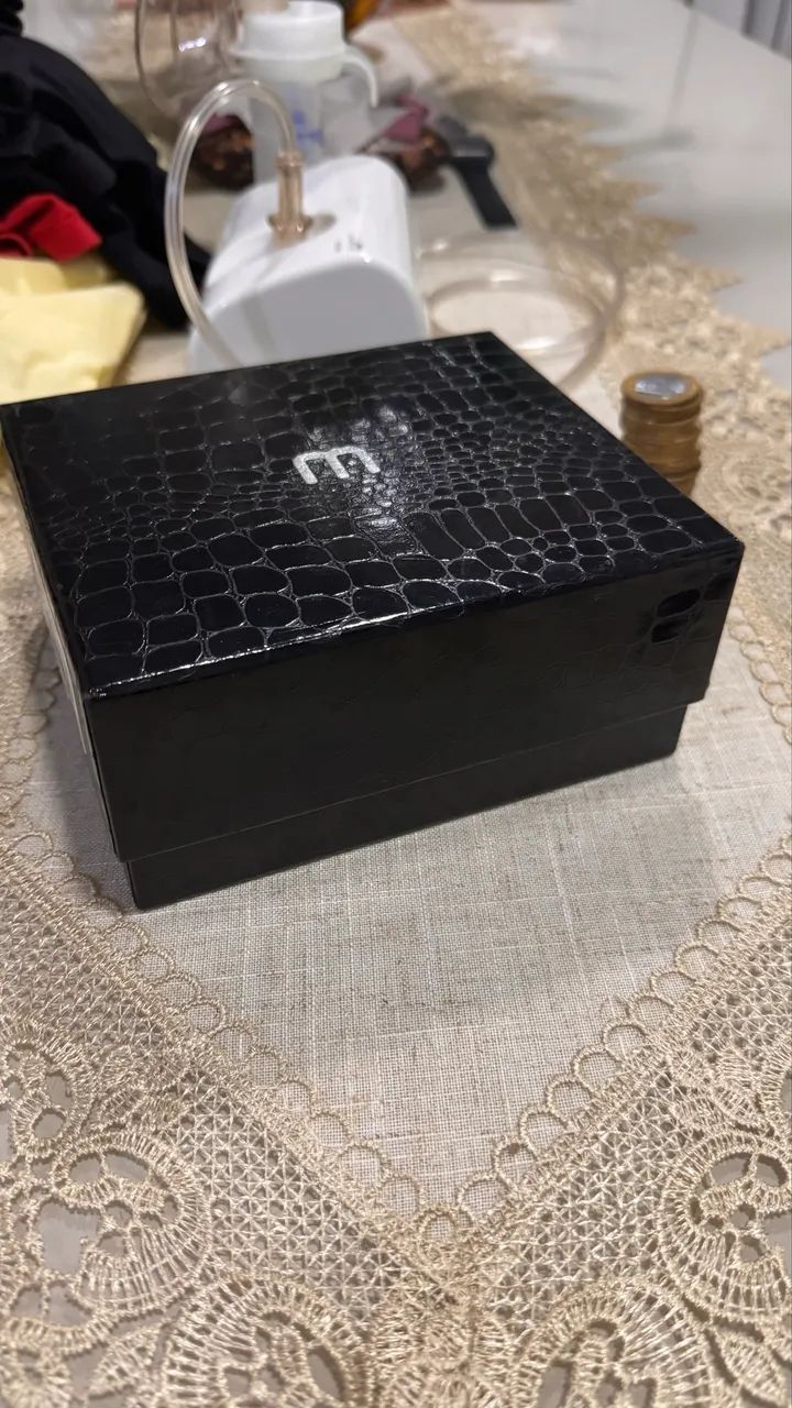 Relógio mondaine dourado - Foto 4