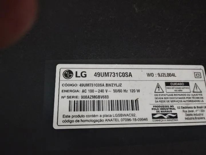 Tv LG Smart 49 polegadas com defeito - Foto 2