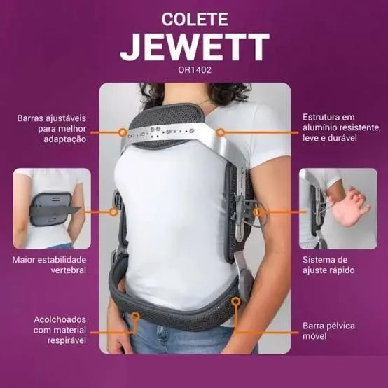 colete jewett hidrolight Tam GG usado - Foto 4