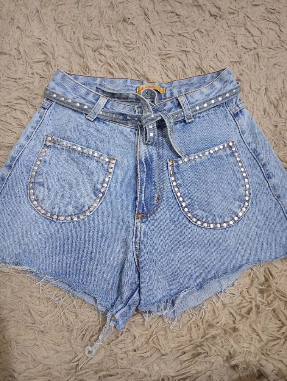 Shortinho Jeans Cintura alta - Foto 3