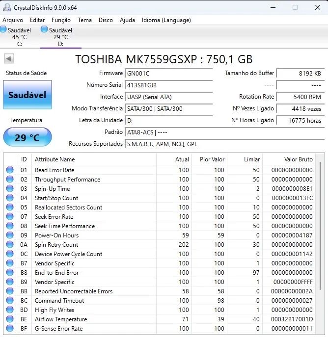 HDD SATA 750GB - Foto 2