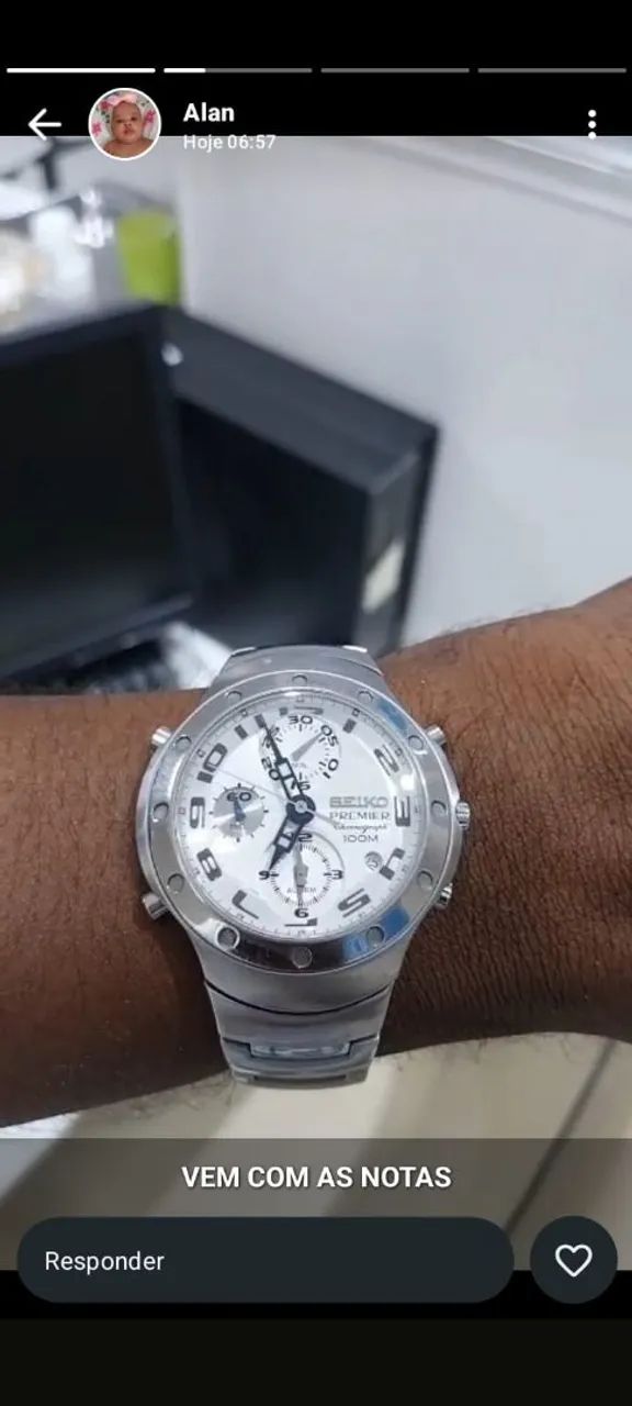 RELÓGIO SEIKO PREMIER  - Foto 5