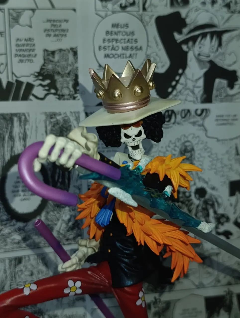 OPORTUNIDADE | Boneco Action Figure Brook 34cm One Piece - Foto 2