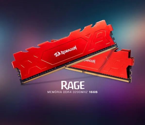Memória Ram 16gb Redragon Rage