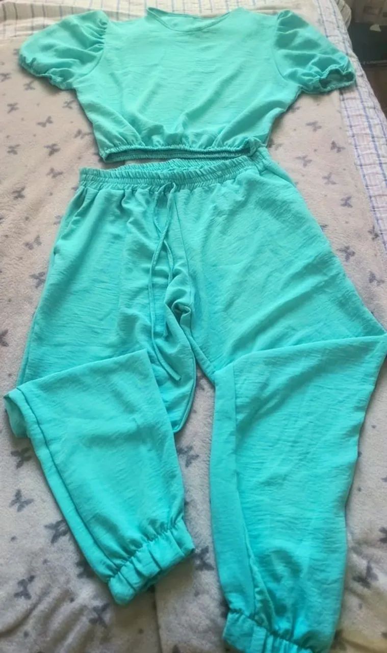 Conjunto Viscose Verde