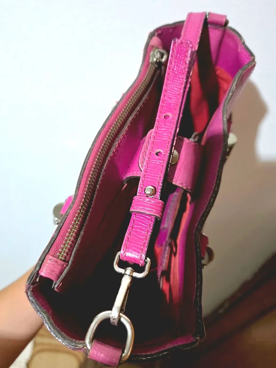 Bolsa Shultz Lorena tote pink - Foto 5