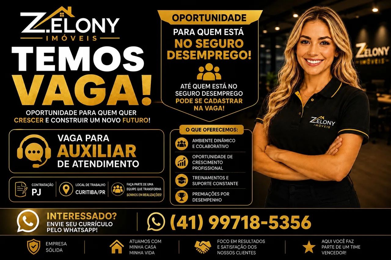 Contratação imediata 