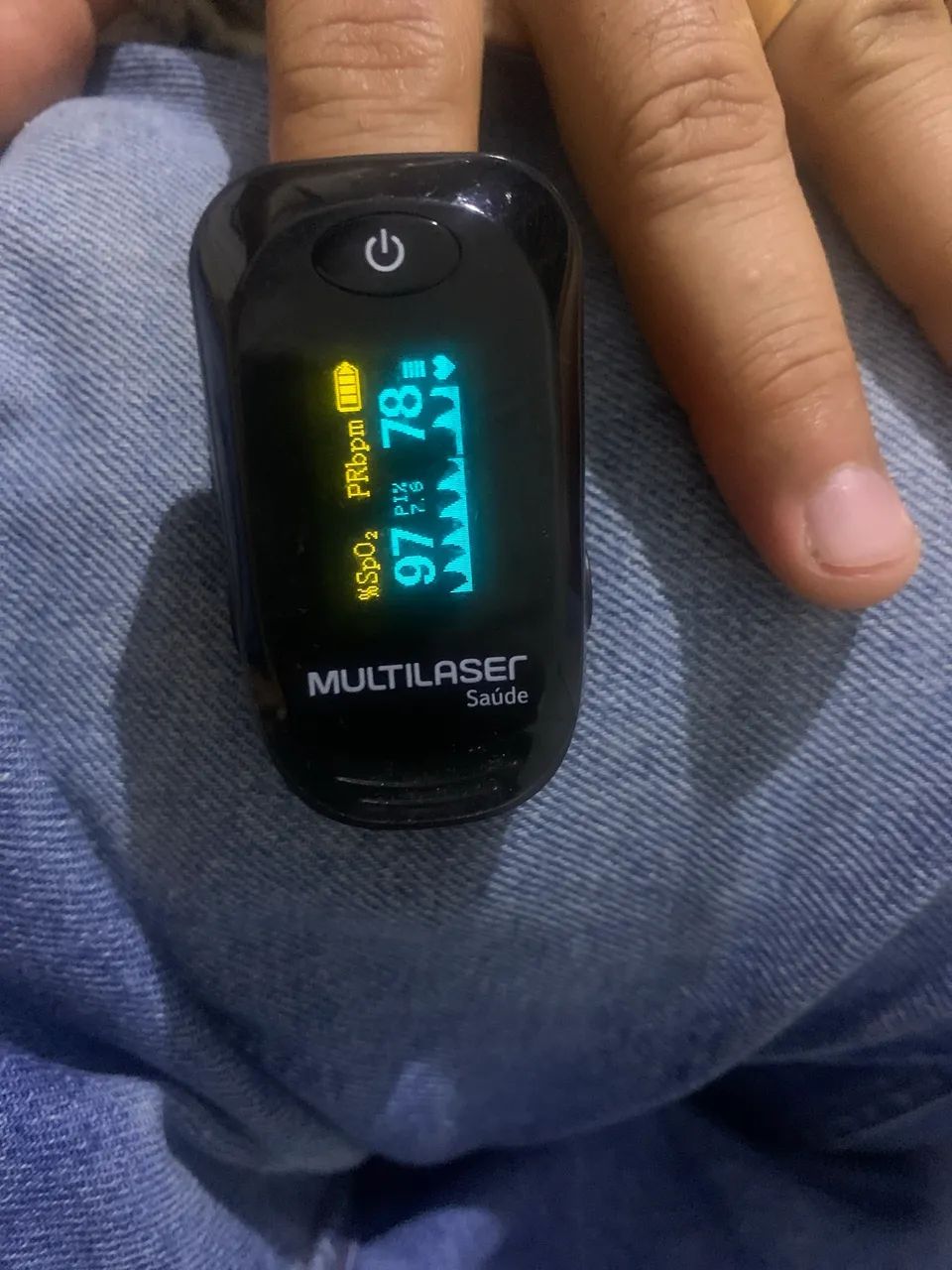 Oxímetro Multilaser Hc261 Usado Em Perfeito Estado - Foto 3