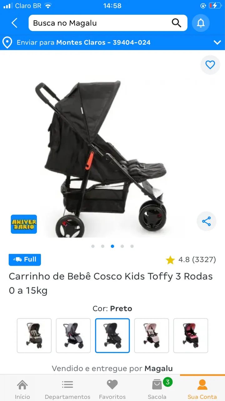 Carrinho de bebe COSCO - Foto 3