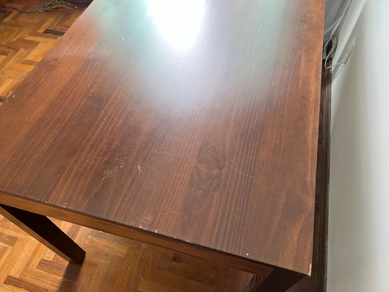 Mesa de Madeira Retangular Grande - Foto 5