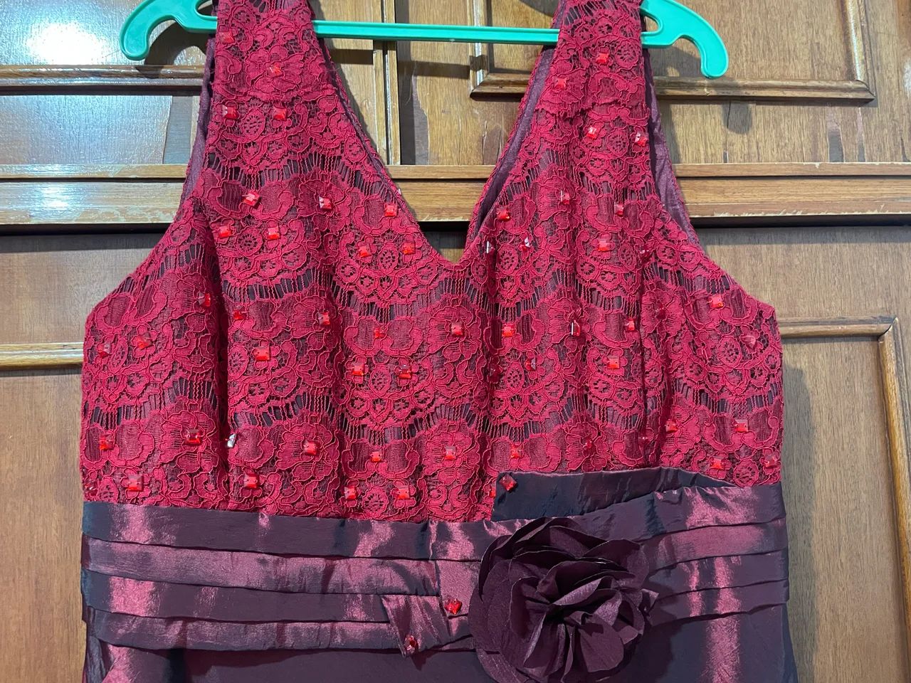 Vestido de festa vinho - Foto 3