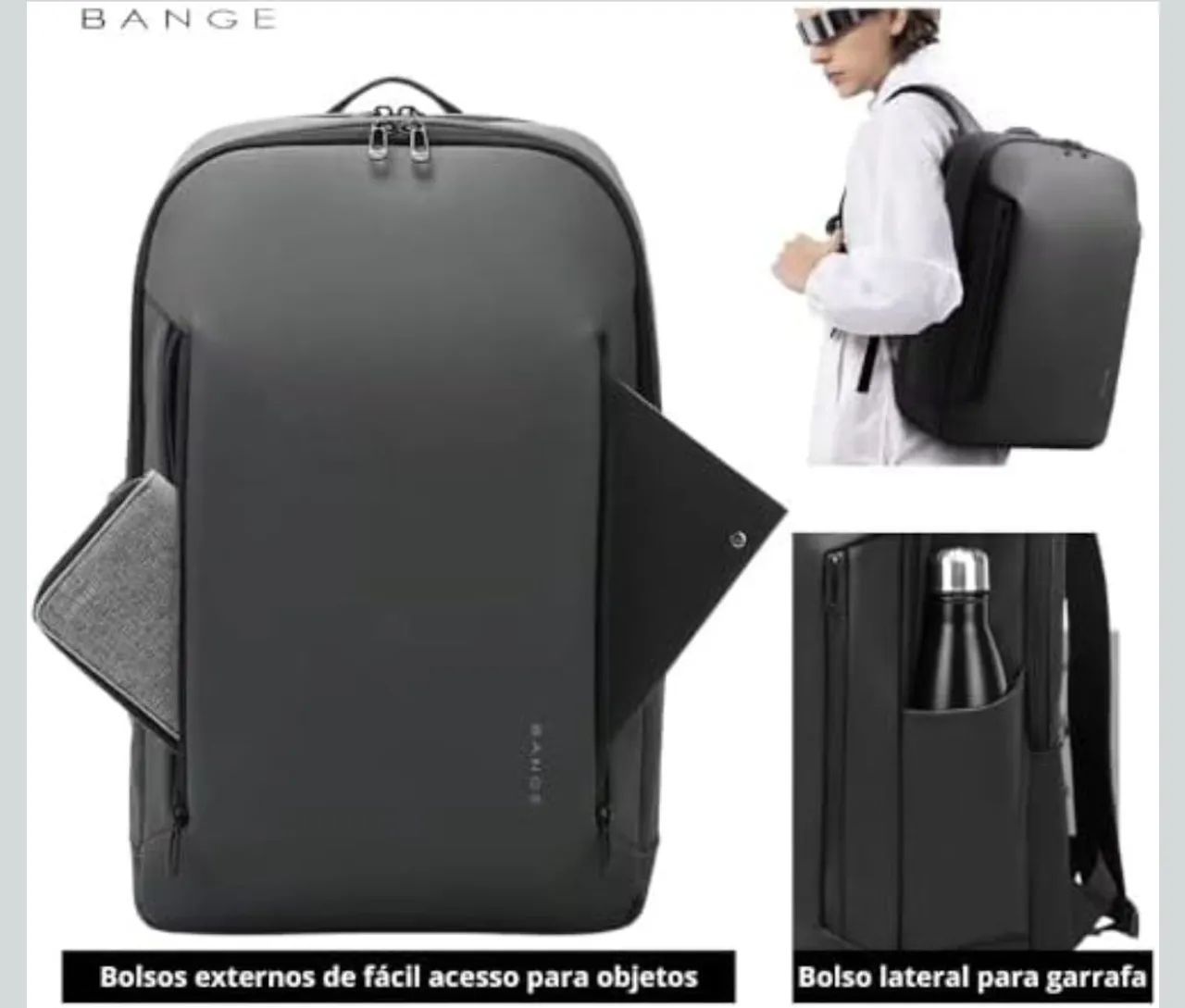 Mochila Executiva Bange - Foto 3