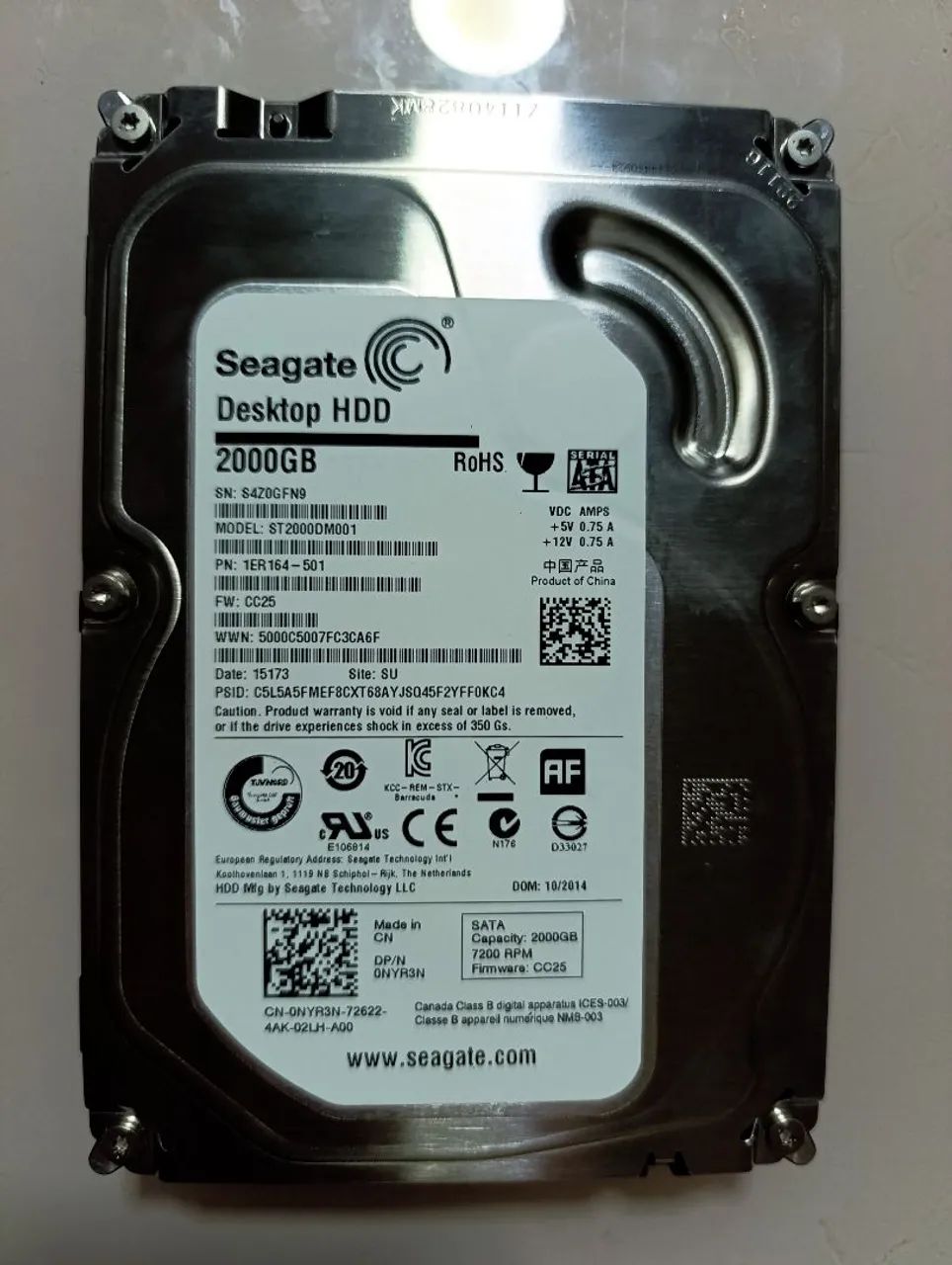 Seagate Desktop HD 2TB - Foto 2