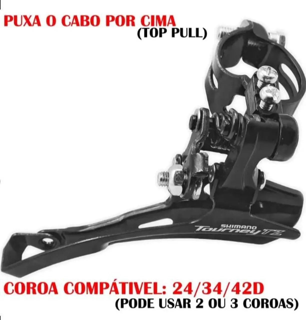 Câmbio Shimano dianteiro  - Foto 5