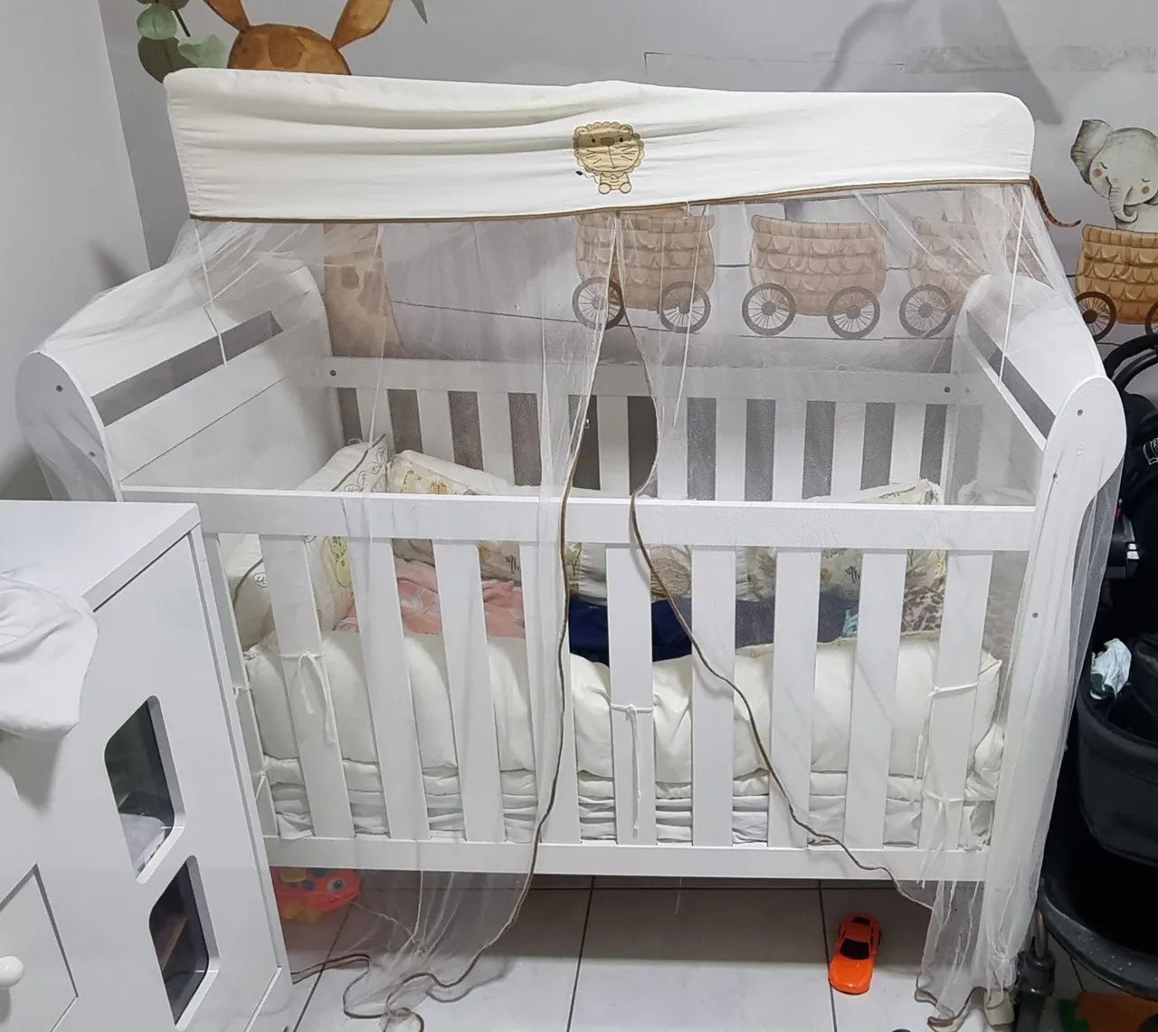 Berço para bebê completo 