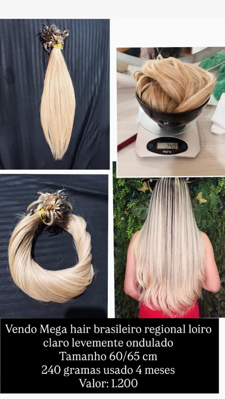 Mega hair brasileiro regional 