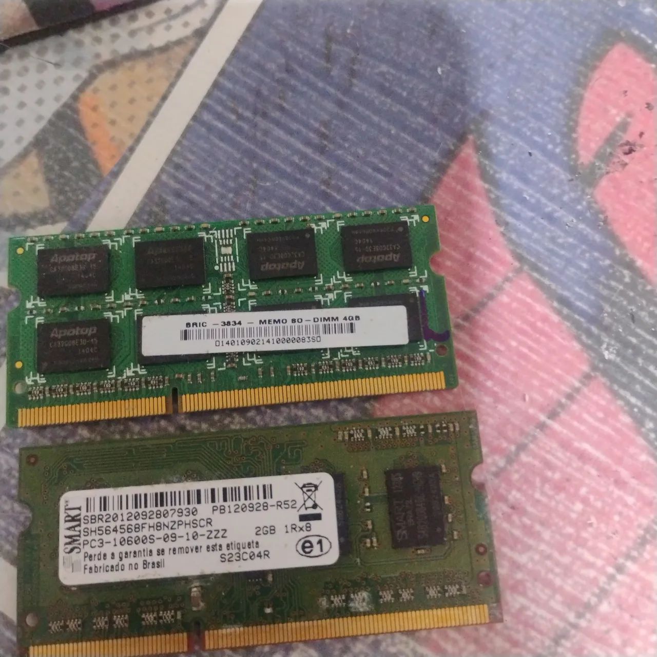Pente de memória ddr3 4g notebook 