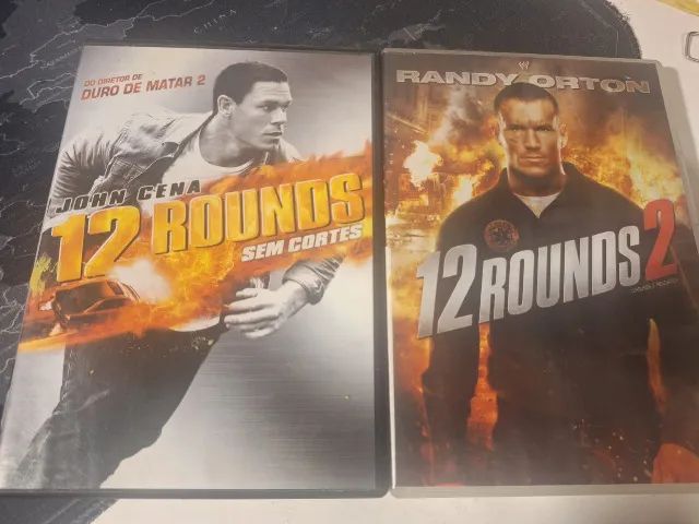 12 ROUNDS 1 E 2  DVDS ORIGINAIS  R&C DVDS