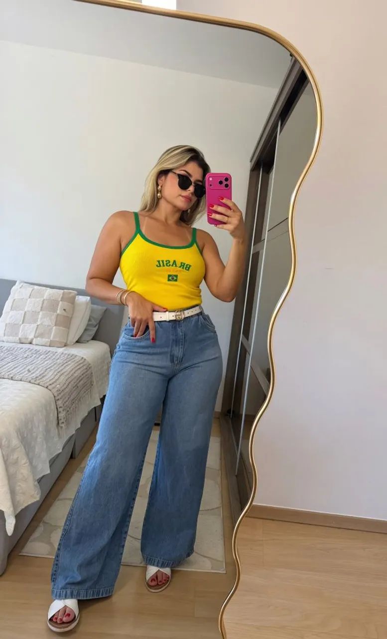 CROPPED BRASIL 100% ALGODÃO - Foto 4