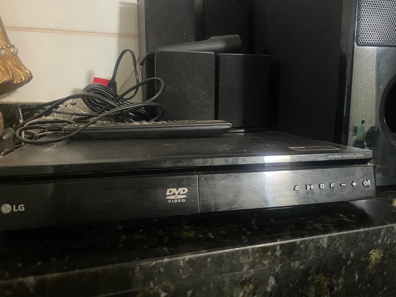 Home Theater LG 5.1 com DVD + Controle Remoto - Foto 3